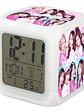 Reloj Despertador Led Twice Kpop Musica Escritorio Grafimax - Miniatura 1