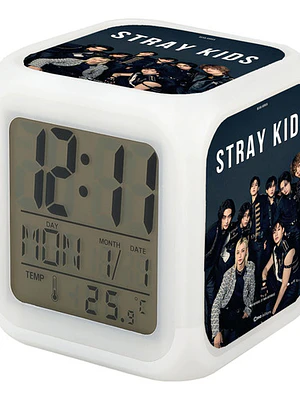Reloj Despertador Led Stray Kids Música Kpop Grafimax