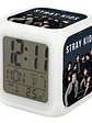 Reloj Despertador Led Stray Kids Música Kpop Grafimax - Miniatura 1