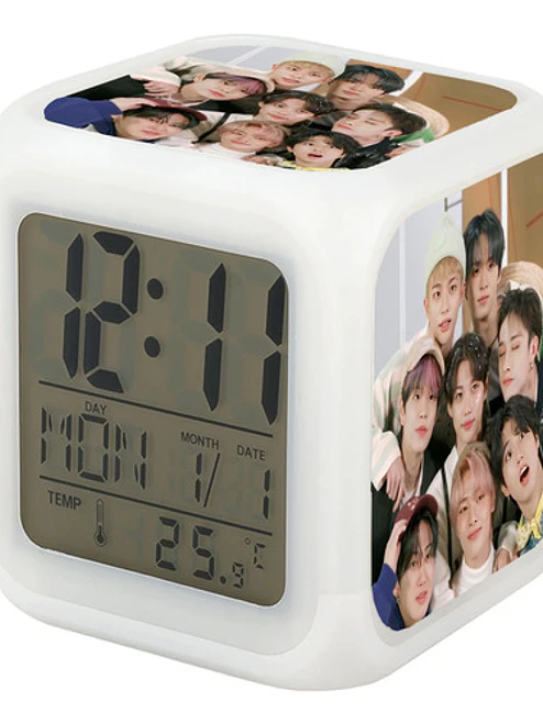 Reloj Despertador Led Skz Kpop Música Grafimax 1