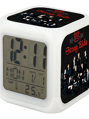 Reloj Despertador Led Stray Kids Ate Escritorio Grafimax