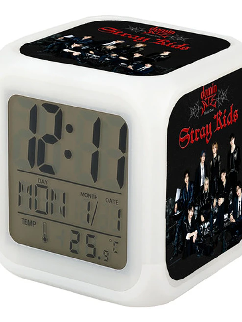 Reloj Despertador Led Stray Kids Ate Escritorio Grafimax 1