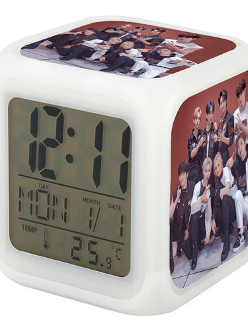Reloj Despertador Led Stray Kids Skz Escritorio Grafimax 1