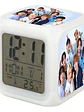 Reloj Despertador Led Stray Kids Kpop Música Grafimax - Miniatura 1