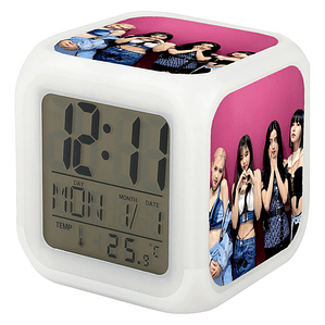 Reloj Despertador Led Blackpink Kpop Música Grafimax