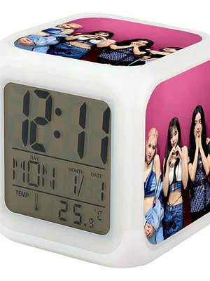 Reloj Despertador Led Blackpink Kpop Música Grafimax