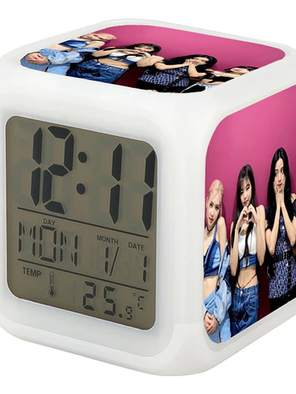 Reloj Despertador Led Blackpink Kpop Música Grafimax 1