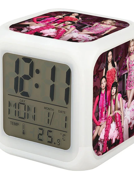 Reloj Despertador Led Blackpink Kpop Escritorio Grafimax 1