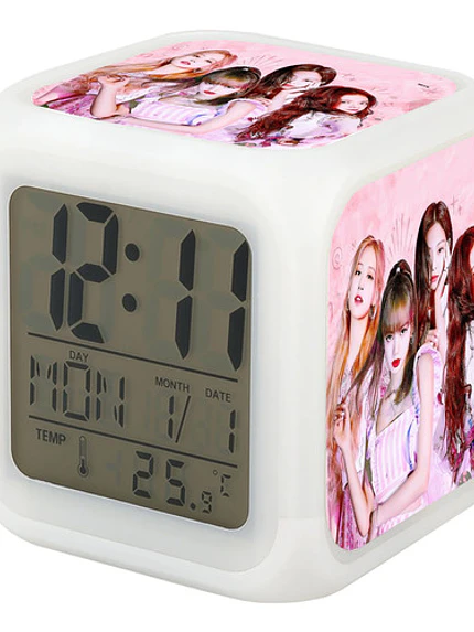 Reloj Despertador Led Blackpink Grupo Kpop Grafimax 1