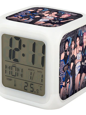 Reloj Despertador Led Blackpink Música Escritorio Grafimax