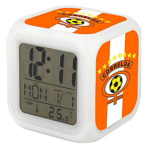 Reloj Despertador Led Cobreloa Deportes Escritorio Grafimax