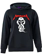 Polerón Mujer Metallica Skull Banda Metal Algodón Grafimax - Miniatura 1