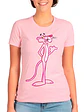 Polera Mujer Pantera Rosa Ajustada Grafimax - Miniatura 1