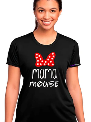 Polera Mamá Minnie Regalo Mujer Algodón Premium Grafimax