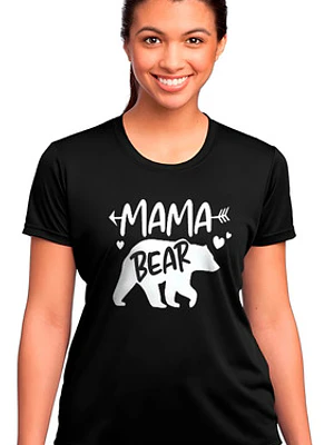 Polera Mamá Bear Osa Regalo Mujer Algodón Premium Grafimax