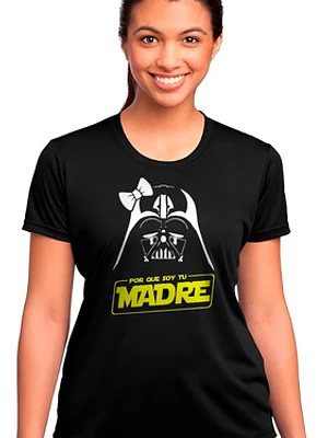 Polera Mamá Soy Tu Madre Star Wars Algodón Premium Grafimax