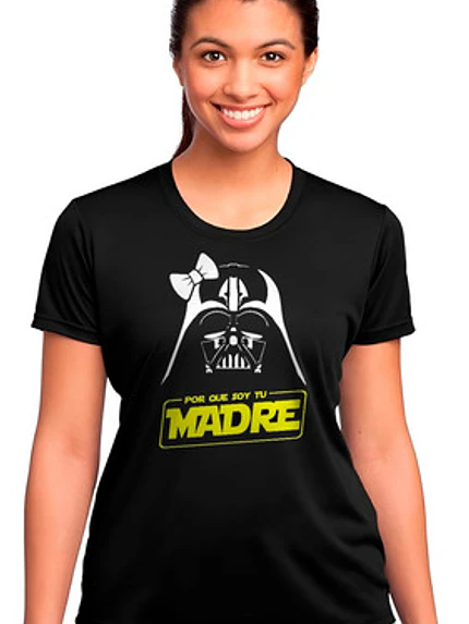Polera Mamá Soy Tu Madre Star Wars Algodón Premium Grafimax 1