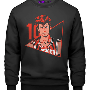 Polerón Polo Hanamichi 10 Slam Dunk Sakuragi Anime Grafimax