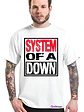 Polera System Of A Down Blanca Rock Música Grafimax - Miniatura 1
