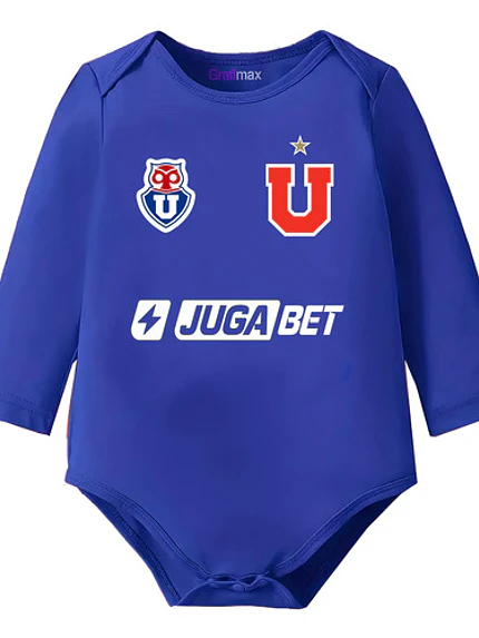 Body Pilucho Universidad De Chile 2025 Algodón Grafimax 1