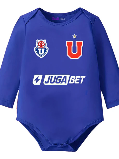 Body Pilucho Universidad De Chile 2025 Algodón Grafimax 1