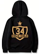 Polerón Capucha Colo Colo Albos Deporte Doble Estampado Gfmx - Miniatura 2
