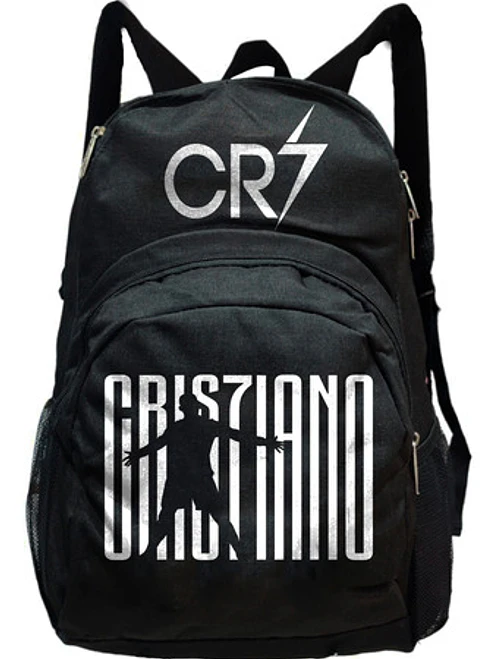 Mochila Cr7 Cristiano Deportiva Negra Grafimax 1