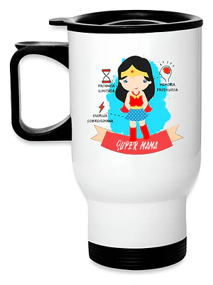 Mug Térmico Super Mamá Regalo Termo Día Madre Grafimax