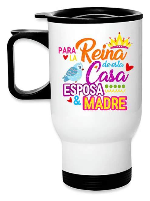 Mug Térmico Super Mamá Regalo Termo Día Madre Grafimax 6