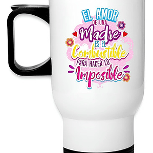 Mug Térmico Amor Mamá Regalo Termo Día Madre Grafimax