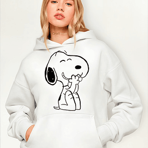 Polerón Snoopy Oversize Risitas Mujer Premium Grafimax