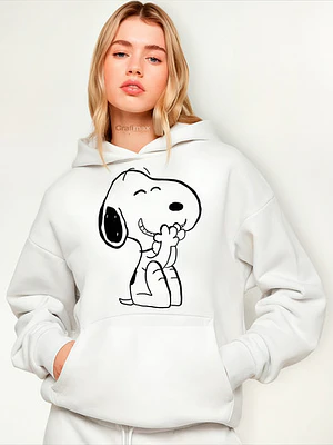 Polerón Snoopy Oversize Risitas Mujer Premium Grafimax