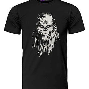 Polera Chewbacca Pelicula Hombre Starwars Algodón Grafimax