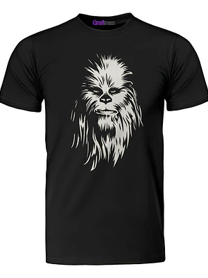 Polera Chewbacca Pelicula Hombre Starwars Algodón Grafimax