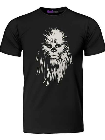 Polera Chewbacca Pelicula Hombre Starwars Algodón Grafimax 1