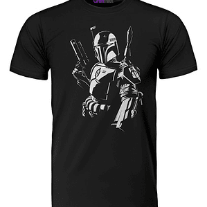 Polera Star Wars Boba Fett Pelicula Hombre Algodón Grafimax
