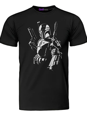 Polera Star Wars Boba Fett Pelicula Hombre Algodón Grafimax