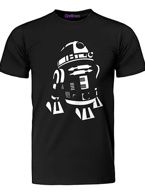 Polera R2-D2 Artu Pelicula Hombre Star Wars Algodón Grafimax