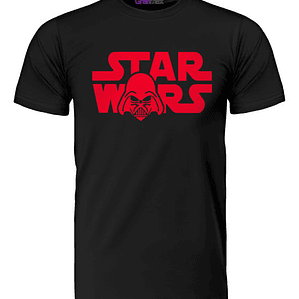 Polera Star Wars Logo Movie Hombre Algodón Grafimax