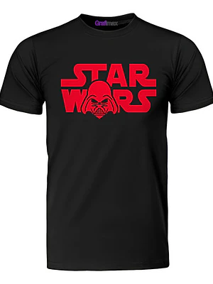 Polera Star Wars Logo Movie Hombre Algodón Grafimax