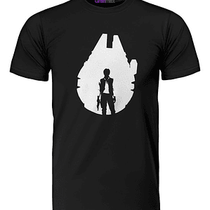 Polera Star Wars Han Solo Movie Hombre Algodón Grafimax