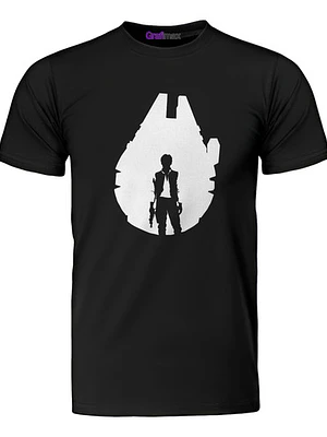 Polera Star Wars Han Solo Movie Hombre Algodón Grafimax