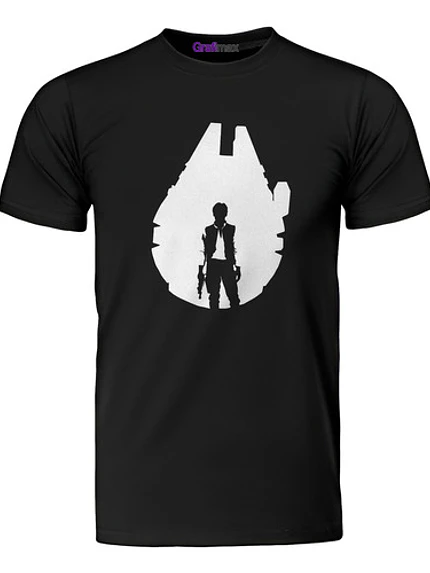 Polera Star Wars Han Solo Movie Hombre Algodón Grafimax 1