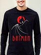 Polera Manga Larga Batman Animated Superhéroes Grafimax - Miniatura 1