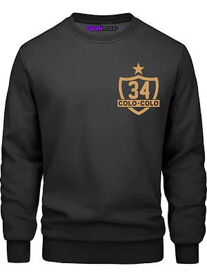 Polerón Polo Colo Colo 34 Escudo Deportes Grafimax
