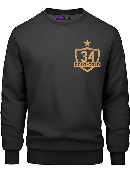 Polerón Polo Colo Colo 34 Escudo Deportes Grafimax 1