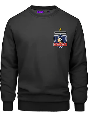Polerón Polo Colo Colo Logo Futbol Chileno Deportes Grafimax