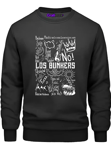 Polerón Polo Los Bunkers Frases Canciones Banda Grafimax 1