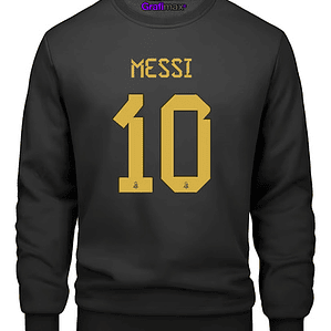 Polerón Polo Lionel Messi 10 Futbol Deportes Grafimax
