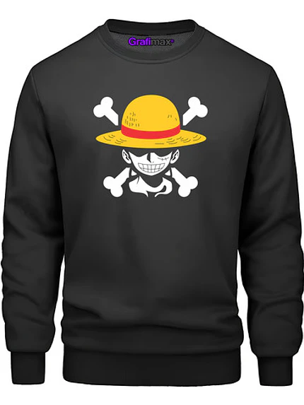 Polerón Polo One Piece Anime Diseños Luffy Grafimax 1